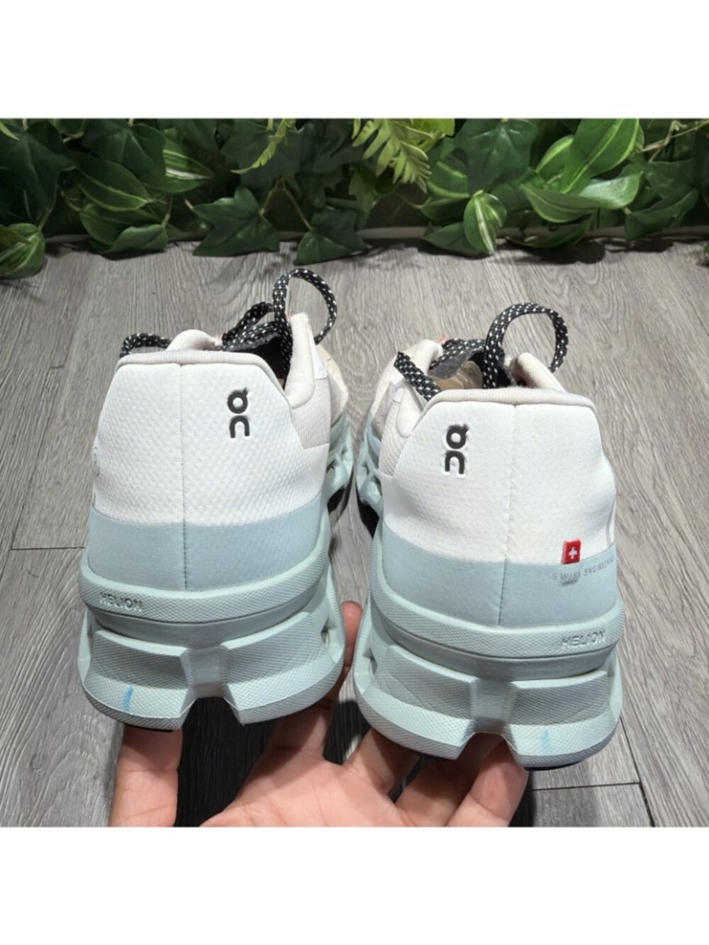 Cloudmonster On Cloud Surf White Frost Sneakers Men’s Size 10.5 - Picture 6 of 14